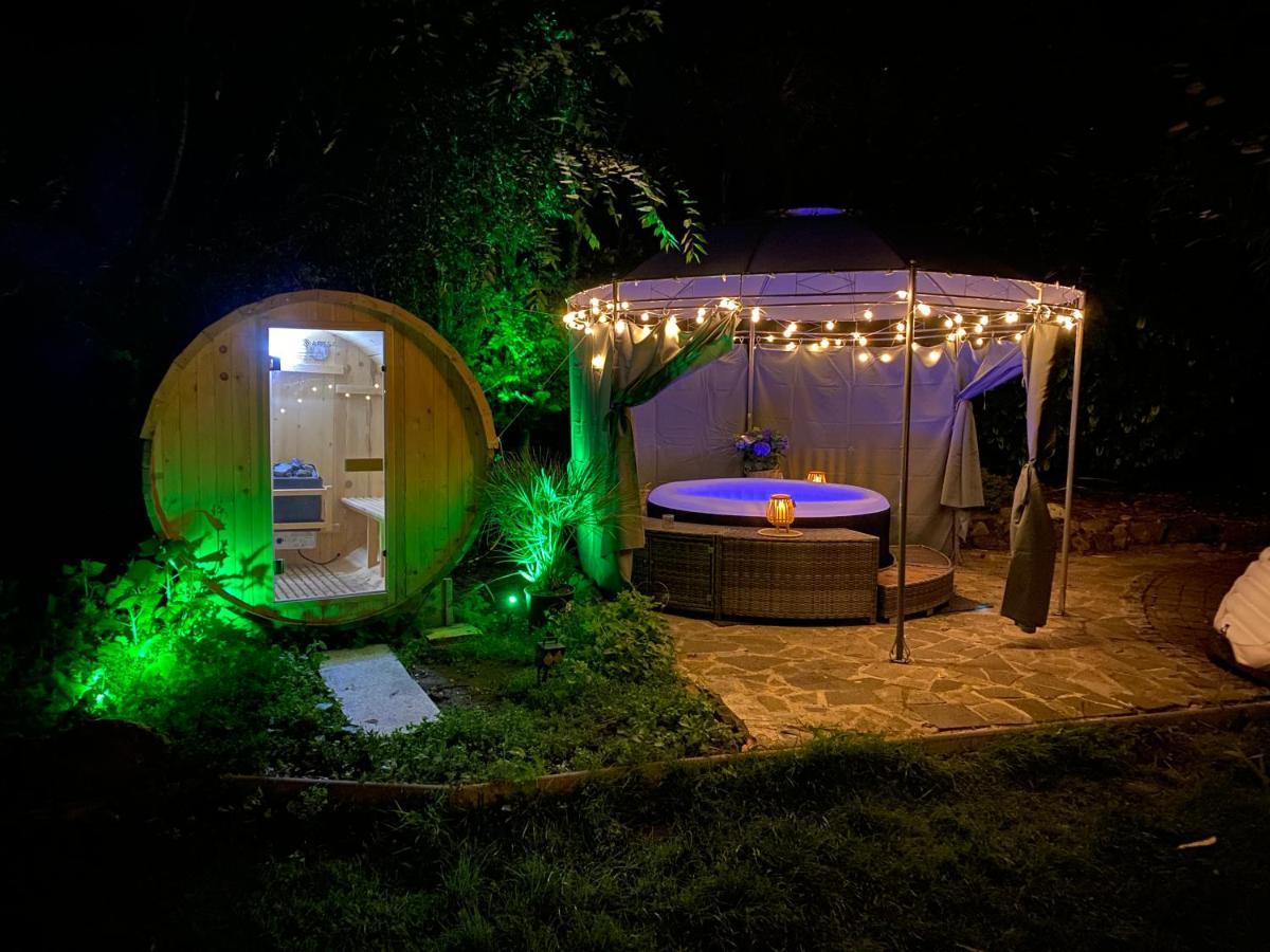 Ferienvilla Whirlpool Fasssauna Direkt Am Rhein Gotterswickerhamm Ngoại thất bức ảnh